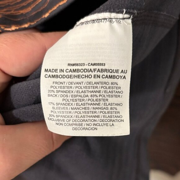 Nike Grey and Bronze Long‎ Sleeve Top - Picture 4 of 5